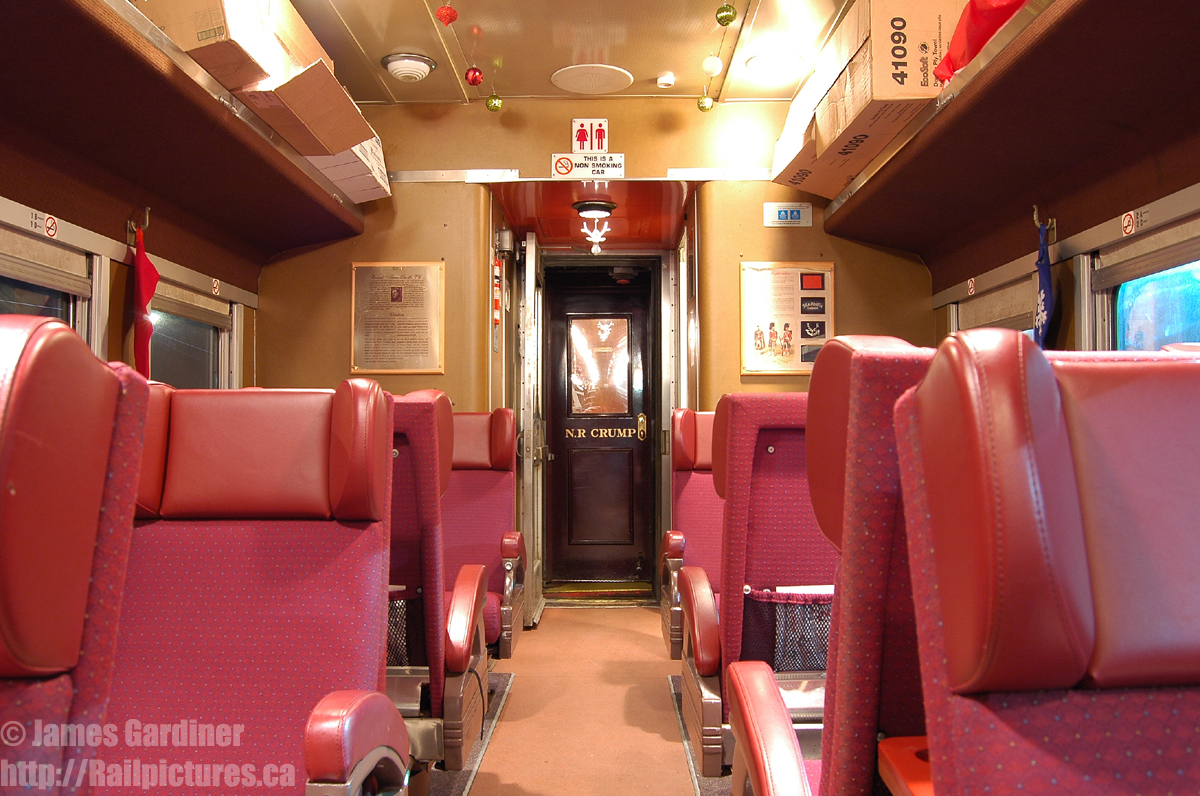 Interior view of Ernest "Smokey" Smith VC (CP 102) looking back towards N.R Crump