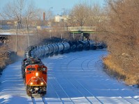 CN 8802 & CN 2229 head east with 412 axles on CN 310.