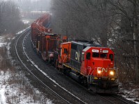 CN 903 departing Paris Jct for points east with GTW 5932 in the lead