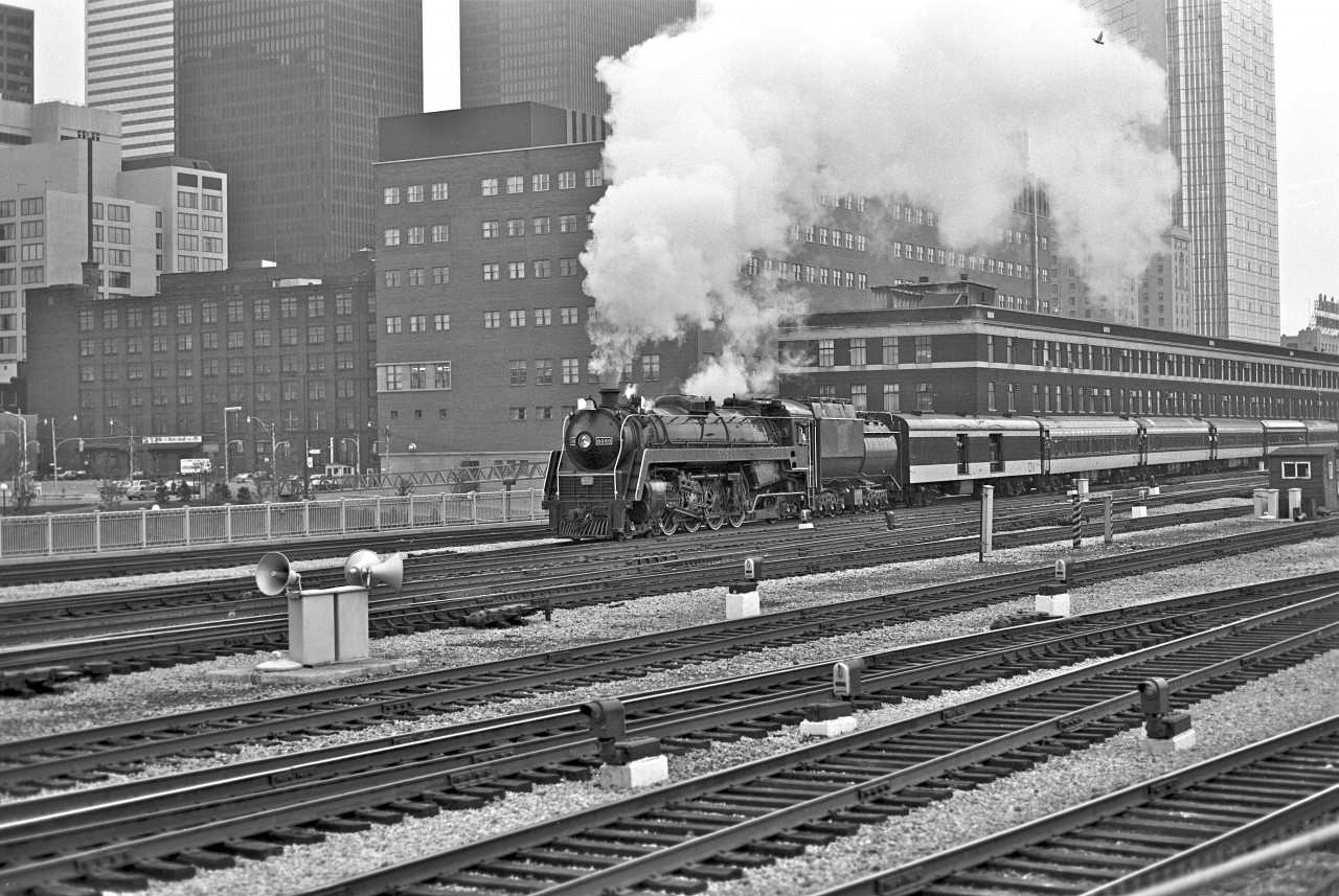 On a calm summer morning, the staccato voice of 6060 echoes amongst the high-rise buildings of downtown Toronto.