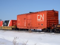 With CN 8951 leading this large container train there is a Distributed Braking System CNSU 0006 located in the middle.