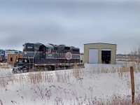 While chaos ensues on the CP MacTier Sub, BCRY 1001 gets ready to tuck away in the shed after doing a morning run to Barrie and Innisfil. 1001 makes runs down the old Meaford Sub into Barrie every Monday and Thursday. Traffic used to be busier, and it even crossed the MacTier Sub to go to Collingwood. Those days are gone, but at least this shortline service still runs. As for the CP situation, train 100 had stalled out at Ypres, and CP 2258 had to come north from Spence to rescue it.