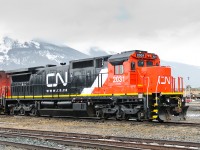 Looking a little better than its sister that I posted yesterday, a fresh CN C40-8 2031 awaits a crew to come on duty. They will run to Swan Landing with traffic for Grande Prairie and return with grain loads from the Grande Prairie area operating as train L51352 26.