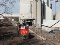 Looking west from Finkle Street footbridge sees an eastbound mixed freight with 2184 and 5652 starting the climb through the station.