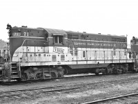 GMD, #71, sits idle near the Chatham Street roundhouse.
<br />
<br /> 
Less than three years later, this historically significant GP-7 would be destroyed in a fatal collision.  Mr. Arnold Mooney attended and photographed the tragic scene.  Check out his image and caption for more details…
<br />
<br />
<a href=http://www.railpictures.ca/?attachment_id=7294>http://www.railpictures.ca/?attachment_id=7294</a>
<br />
<br />
Mr. James Adeney filmed the wreckage back at the roundhouse…
<br />
<br />
<a href=http://www.railpictures.ca/?attachment_id=8594>http://www.railpictures.ca/?attachment_id=8594</a> 
