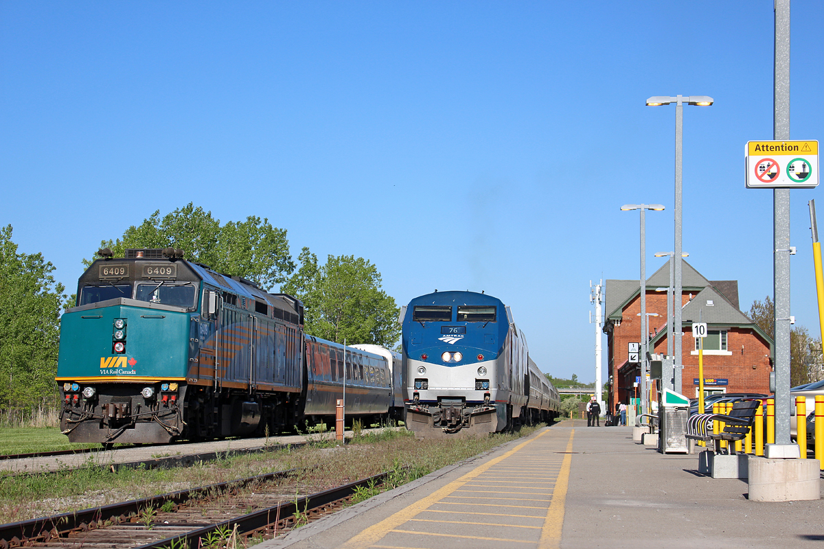 Railpictures.ca Daniel Odette Photo For most of the year, Via 98