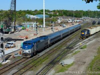 More Ch-Ch-Ch-Ch-Changes. A few new signals have sprouted at James St North - and crews are still busy building the parking garage/station and  platform. Apparently they want to squeeze some GO service in here in a months time... after all all you need is a platform and a staircase.. right?? I say no way it'll make it in time - but then again, stranger things have happened with GO expansion..<br><br>
The signal at far left - protects the main track - wouldn't Rule 27 apply requiring a 564 (Authority to pass - most restrictive signal would be red!). Normally you'd expect the signal to be turned unless commissioning was imminent..


