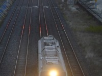 Here is another pic of the UP Express running off miles on the Oakville Sub.  Here it is eastbound passing through the Mimico GO/VIA yard.  