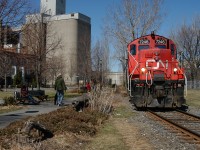 CN 500 just taking out from Robin Hood flour company,by a nice sunny day