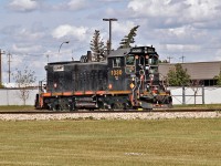 SW1200RS CANX 1330 (ex CN 1330) sits idle on the siding at Altasteel Works on 34st in Edmonton.