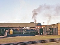 Niagara Falls roundhouse, circa 1959.