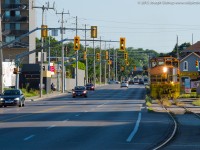 SOR 496 slowly makes its way down the Burford Spur with RLHH 3049 on the point.