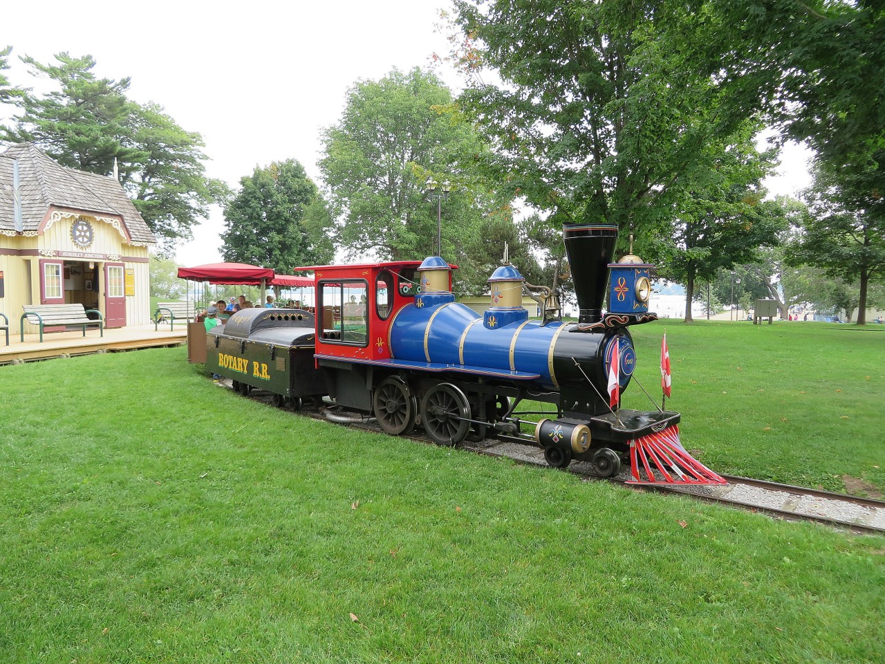 Orillia's Rotary Railroad in Couchiching Park tends to fly under the radar. It runs on summer weekends in the afternoons.