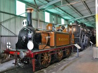 London Brighton & South Coast Railway 0-6-0T "Terrier" No. 54-Waddon at Exporail Museum, Montreal.  What a little gem to find at the museum and so dwarfed by its Canadian cousins.