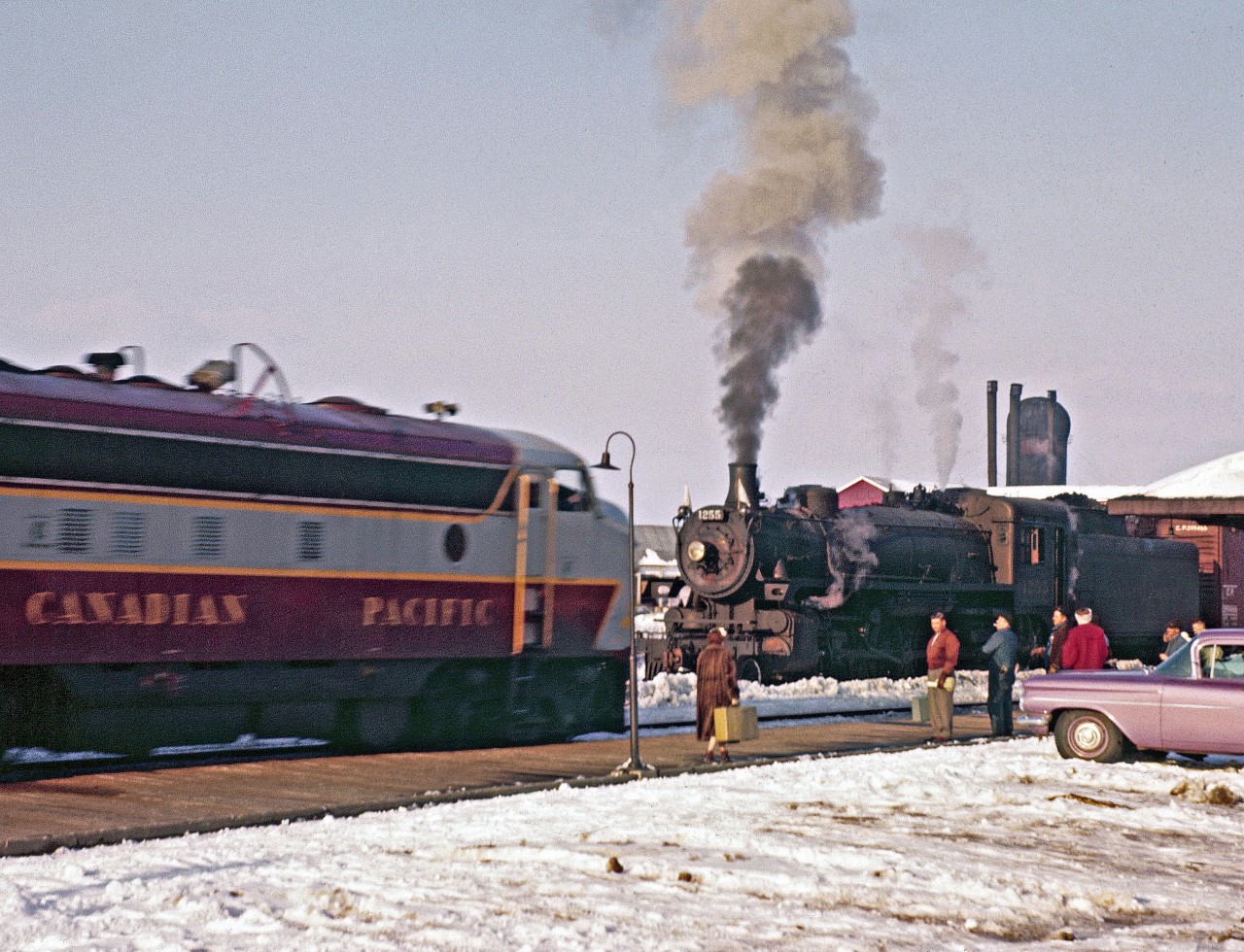 Sunrise at Pembroke Station.  Circa 1958.