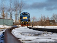 Looks good from afar, but CCGX 1755 is far from good upon closer inspection on this cool, clear December day. Sitting in a state of disrepair at BCRY's Utopia yard, 1755 along with CCGX 1808 has been assigned status of "Parts Donor" for CCGX 1001, the BCRY's only locomotive. Time, weather and the BCRY itself have not been kind to 1755 and 1808. They have both been heavily scavenged for parts, and sport broken windows, peeling paint and lots of rust. The pairs fate remains unknown, but they continue to sit as of September 2015.