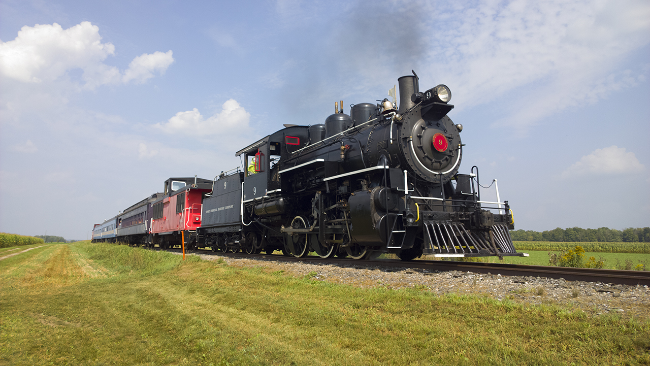 The day before heading back for one final year of school saw me at the Waterloo Central Railway. It was a hot but enjoyable ride, all riders seemed to have a blast hearing number nine chuff her way along the countryside. Seen here at our Run-by location as she puts on a show for all.