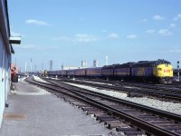At 1526 hrs a train arrives at TUS from Montreal .
To a kid from Waterloo, this smorgasbord of trains and tracks in downtown Toronto was a Mecca. 