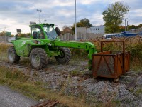 <b>R.I.P. Lachine Spur - 1847-2015.</b> What is now known as the CN Lachine Spur was part of the track built by the Montreal and Lachine Railroad (one of Canada's first railways) which built from Bonaventure Station to the wharf in Lachine (so that travellers could avoid riding the Lachine Rapids). Yesterday the last train passed on this line (on its way to Canadian Allied Diesel in Lachine) and today crew's started removing the rails and plates. The reason the spur is being removed is upcoming highway construction. CAD will only be served by CP, who is finishing redoing their spur from the Adirondack sub. This is sad for me on a personal level, as the first train I ever chased was on this line in 2005.