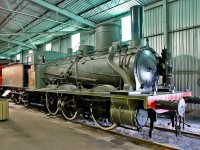 Built in 1883 (now displayed with a later model tender) 0-6-0 SNCF 841 was a freight loco that spent it's life in Britanny and Normandy.  Retired in 1964 now displayed at Exporail.