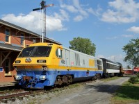 Ex VIA LRC-3 # 6921 on display at Exporail.