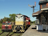 At the former CNoR Station in Smiths Falls, now the Railway Museum of Eastern Ontario, is MLW S-3 CP 6591.  Sitting beside it, not looking in great condition, is Wickham car M297 (also CP) built in England in 1955.