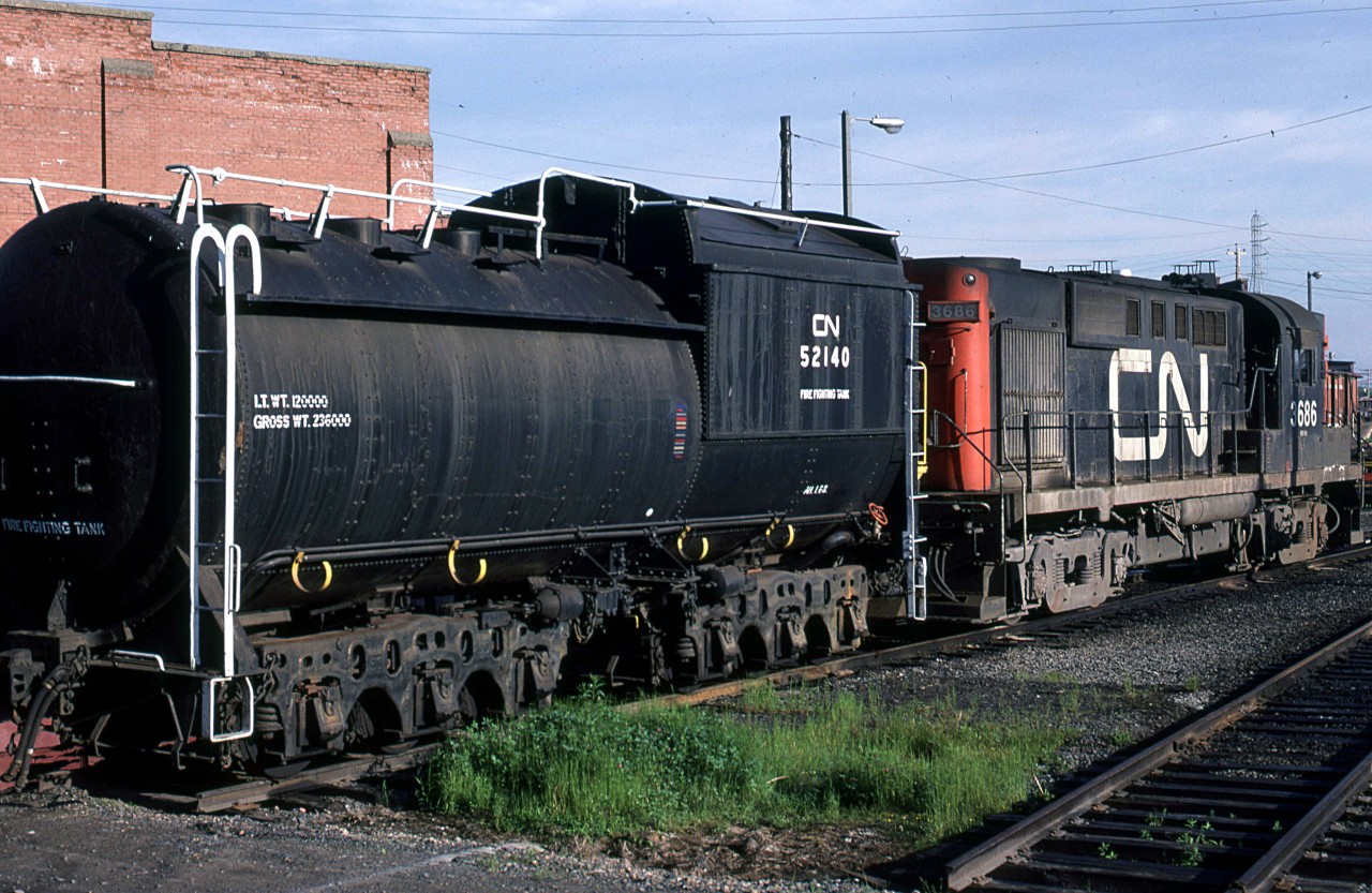 Since the first photo generated some interest, here is a more detailed shot of the ex-tender/ fire fighting tank.....