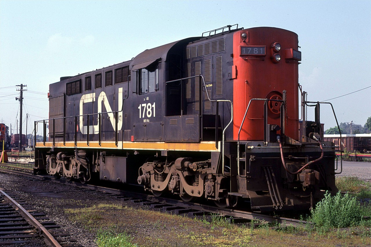These A-1-A trucked RS-18's were unique to the Maritimes.