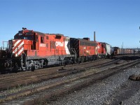 This was typical power for the hump job at Alyth through the '80's. 
Technically, this is "12th St East".