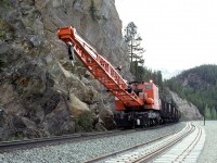 This was taken a few miles west of Jasper during the double tracking project. I can't be certin of the exact location, however.
