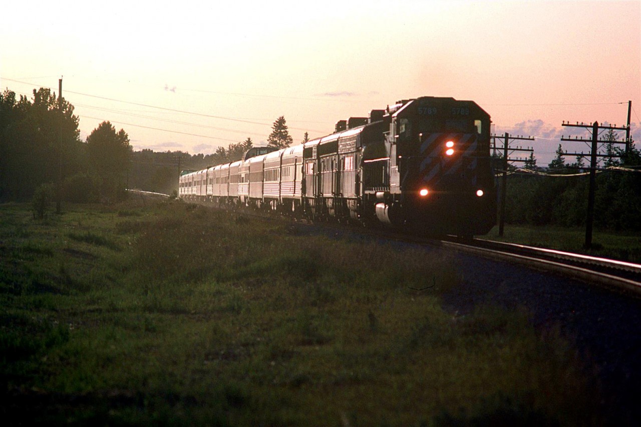 A CP SD-40 was required to pull the eastbound "Canadian" into Calgary this evening. Perhaps the VIA locomotives had mechanical issues?

Taken in Edworthy Park