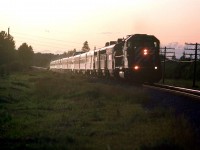 A CP SD-40 was required to pull the eastbound "Canadian" into Calgary this evening. Perhaps the VIA locomotives had mechanical issues?

Taken in Edworthy Park