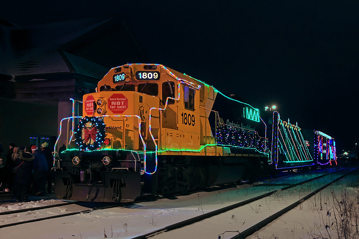 Ontario Northland's 2013 Christmas Train at The Station in North Bay.