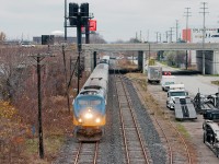 The second of four deadhead detours trundles up the Eastbound Canpa for the roundabout trip to Union. 