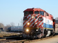 BCOL 4612 - CN 2827 and 70 cars pass through the 25mph Slow order on the south track with M33131 16