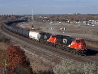 A TEVO and a GEVO lead 376 by the ever-changing scene at Gerdau.