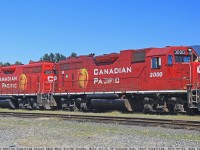 First rail shot taken with the new Canon 60D back in 2011. CP 3000-3003 Road Switcher sitting idle on the Coquitlam Diesel Shop dispatch tracks.