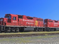 My second rail shot taken with the new Canon 60D. Still getting use to working the thing at the time. CP 3012-3006 sitting idle on the Coquitlam Diesel Shop dispatch tracks.