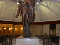 "To commemorate those in the service of the Canadian Pacific Railway Company who, at the call of King and Country, left all that was dear to them, endured hardship, faced danger and finally passed out of sight of men by the path of duty and self sacrifice, giving up their own lives that others might live in freedom. Let those who come after see to it that their names be not forgotten."