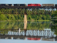 Photo: A fairly common scene is NS and CP power on Train 641.. ethanol via Buffalo and Windsor - but a pairing of power now being considered in the boardrooms of two Class 1's..<br><br><b>Canadian Pacific has offered to purchase the Norfolk Southern Railway</b> and railfan speculation aside, the deal is now in the hands of Norfolk Southern and Canadian Pacific management. From news reports, CP made the offer on November 9 but NS asked the letter be kept private until the CEO's Wick Moorman and Hunter Harrison meet in person, which happened on November 13. News of the offer was leaked to the media and made official on November 17. CP's current offer is non binding, and highly conditional: a 50% offer of CPR stock and 50% cash based on closing price on November 13 and it is highly speculated that the offer will be officially rejected by NS , leading to CP to consider making the offer sweeter for NS shareholders. That's all the news there is at this point, so let's go to the railfan side of things<br><br><b>So for railfans</b> What may come about this change? Will any lines near you see increased traffic? or any redundant routes that you see which may be consideration for rationalization? Feel free to add your thoughts below. Please do not comment on the status of steam, heritage locomotives or your special paint schemes. We have no idea what may happen there - heck CP and NS could create an entirely new identity or assume one of the two current (CP or NS) identities.  Leave that discussion for IF and after the deal goes through (and lets not forget the STB approval!)
