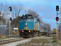 <b>Hanlon</b> is the name of the new control point for the Guelph N Spur and CTC is turned on - effective 0001 November 15 the entire line from Silver to London is CTC Controlled.<br><br><b>What does this mean for railfans?</b> First of all, signals are approach lit, which means you won't see a signal until the train is by the previous control point. However, control points are 10+ miles apart so they are lit far far in advance despite block signals every couple of miles. Also the old station name signs no longer apply, as far as I can tell the crews call approach signals and control points, but not block signals<br><br>Who paid for it? To end any confusion, this was 100% paid for by VIA Rail, a $25 million project which included signalling, bonding of rails, codeline, radio installations, switch heaters, power switches, some rail improvements and  according to VIA , fencing (haven't seen any. have you?). $25 million really won't go too far on a 90 mile long railway... Railterm in Dorval continues to dispatch the line.<br><br>Why would VIA pay for it? Good question, but it probably had something to do with the fact this was the busiest dark territory, mixed freight and passenger railway in the country hosting no less than 20 to 24 movements a day (locals included). This was long in the works, before GO was in the picture. Watch for that fencing, it may still be yet to come, obliterating a photo location permanently.