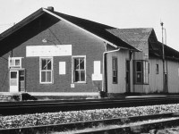 I wish this image of Beamsville's long forgotten CN station was a little better, but it is certainly better than nothing at all........rather elusive building as I have not been able to find any other photos of it so far. At the time I think there was a lumber business located on the near end. The building was on the south side of the tracks just off Ontario St., and I believe it was demolished in early 1976. Extension on the right probably a fruit shed, as the local freights stopped at all the stations along the peninsula during harvest season and since roads were poor and trucks unreliable as a result, the railroad handled most all of the perishables shipping. Not until the QEW was completed @1939 did trucking make inroads, and once it did, the demise of the local fruit train was imminent.