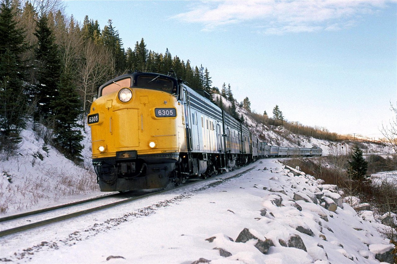 I had my wife's camera with me, with a wide angled lens attached. This is the result taken of the same train as the previous shot, submitted.