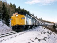 I had my wife's camera with me, with a wide angled lens attached. This is the result taken of the same train as the previous shot, submitted.