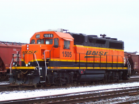 At CN's Fort Rouge Yard, BNSF 1505 is seen taking a rest.