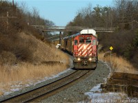 Back when CP ran interesting consists.... oh wait, they still do this :) Usually interesting Train 147 is passing under a nice wooden bridge with one of the 'ol girls in the lead. Glad they are still here in 2015.. and 2016 at least.