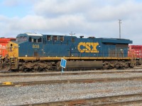 ES44AH awaits a return trip home from Agincourt Yard.