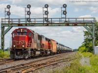 CN 331 throttles up as they depart Paris West with IC 1008 and BLE 907