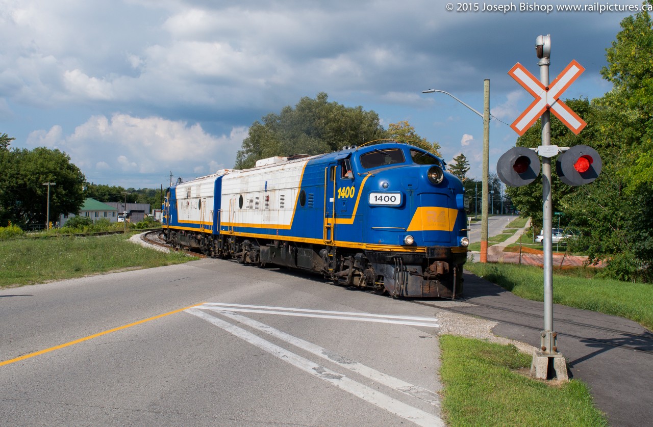 After working on the Woodstock Job all day, OSRX 1400 and 1401 head back to Salford light power to cap off our day of chasing the OSR.