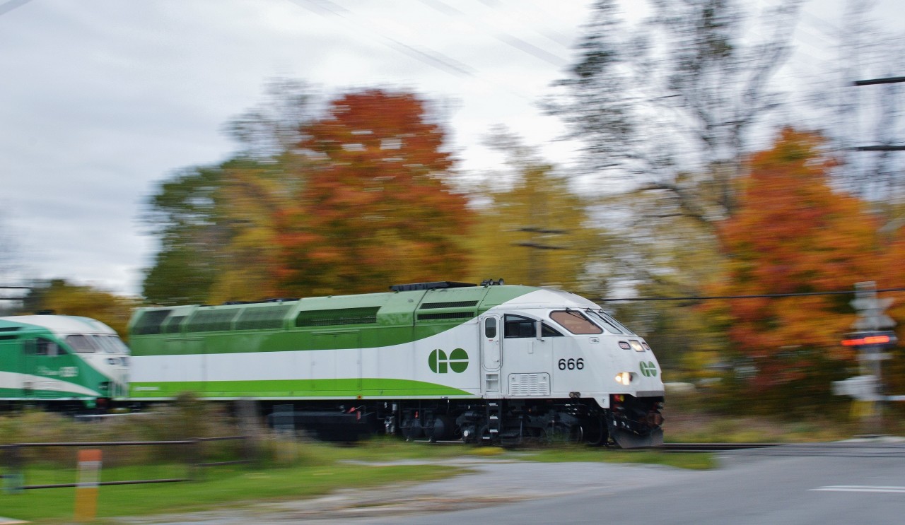 The frequent Lakeshore GO service allows for plenty of experimentation.


Eastbound at Manse Road.


October 26, 2014 Image by S.Danko


GO of interest:


         second decade  
 

         third decade  
 
    
     Go Birchmount  
 
   
 
     GO CP  
 
   
sdfourty